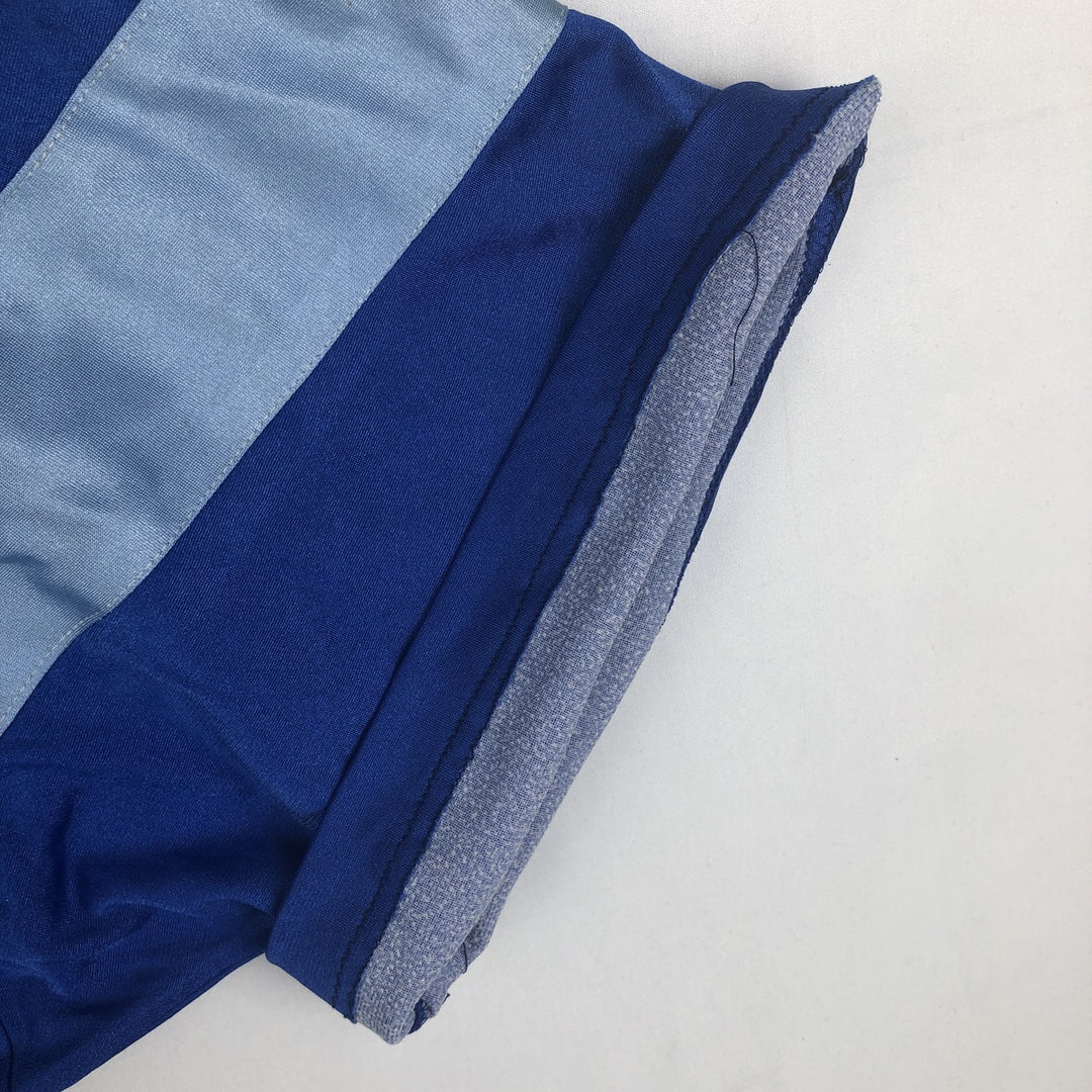 90'S Adidas EQUIPMENT V-neck soccer jersey game shirt, men's size XL equivalent, vintage. others blue type Vintage Second Hand