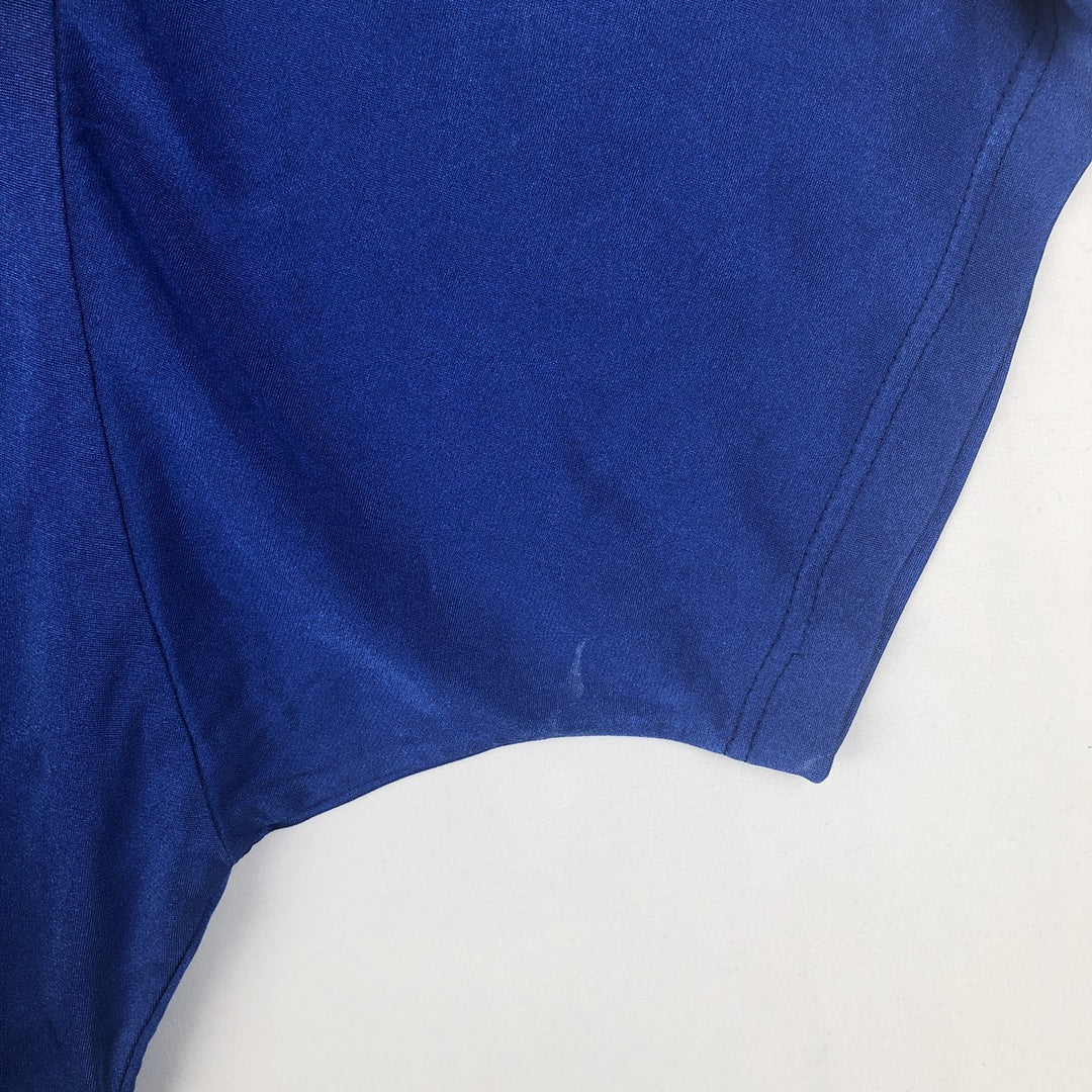 90'S Adidas EQUIPMENT V-neck soccer jersey game shirt, men's size XL equivalent, vintage. others blue type Vintage Second Hand
