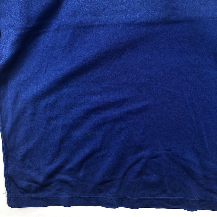 90'S Adidas EQUIPMENT V-neck soccer jersey game shirt, men's size XL equivalent, vintage. others blue type Vintage Second Hand