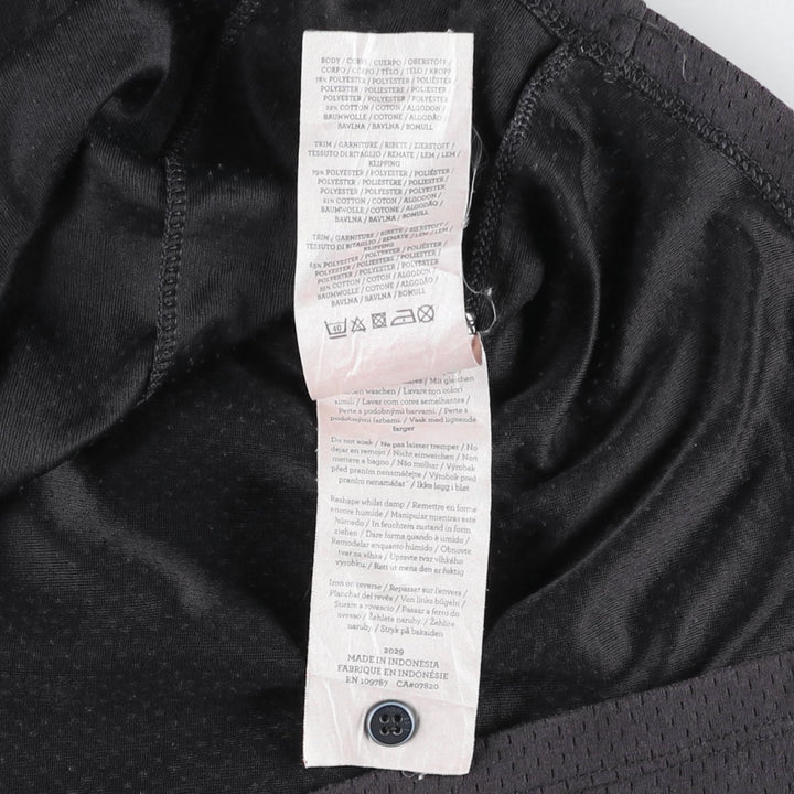 Umbro England National Team Open Collar Soccer Jersey Game Shirt (Men's Size S) polyester black type Vintage Second Hand