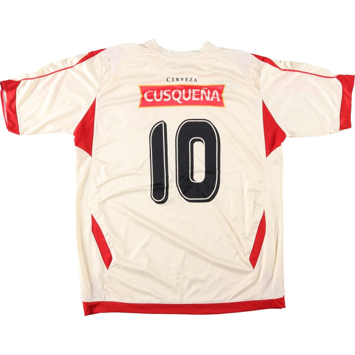 Umbro soccer uniform game shirt, men's size L (approx.) unclear unbleached Vintage Second Hand
