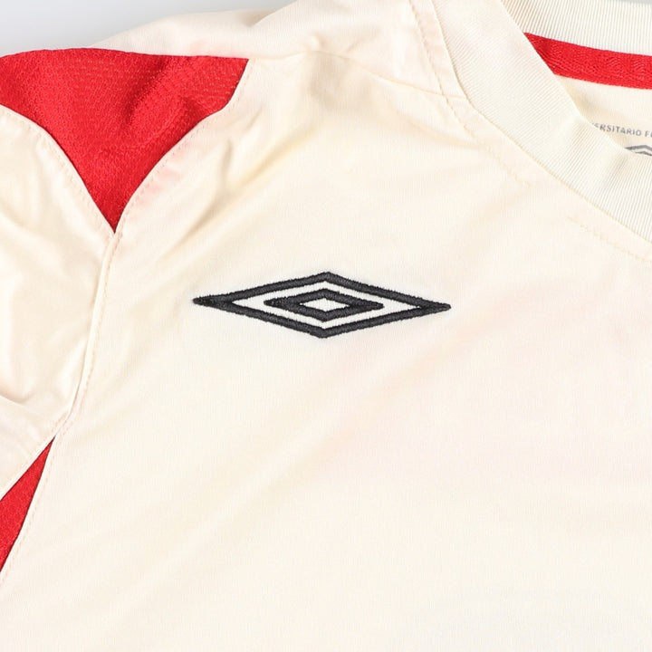 Umbro soccer uniform game shirt, men's size L (approx.) unclear unbleached Vintage Second Hand