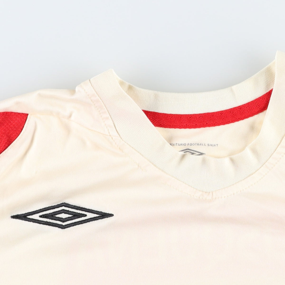Umbro soccer uniform game shirt, men's size L (approx.) unclear unbleached Vintage Second Hand