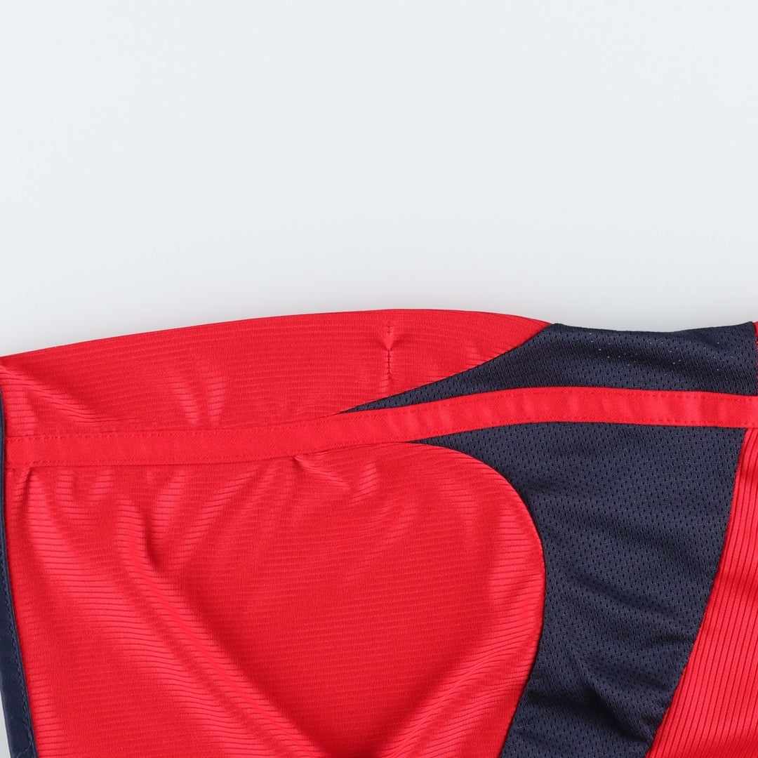 Umbro England National Team Collared Half-Zip Soccer Jersey Game Shirt Men's Size L polyester red type Vintage Second Hand