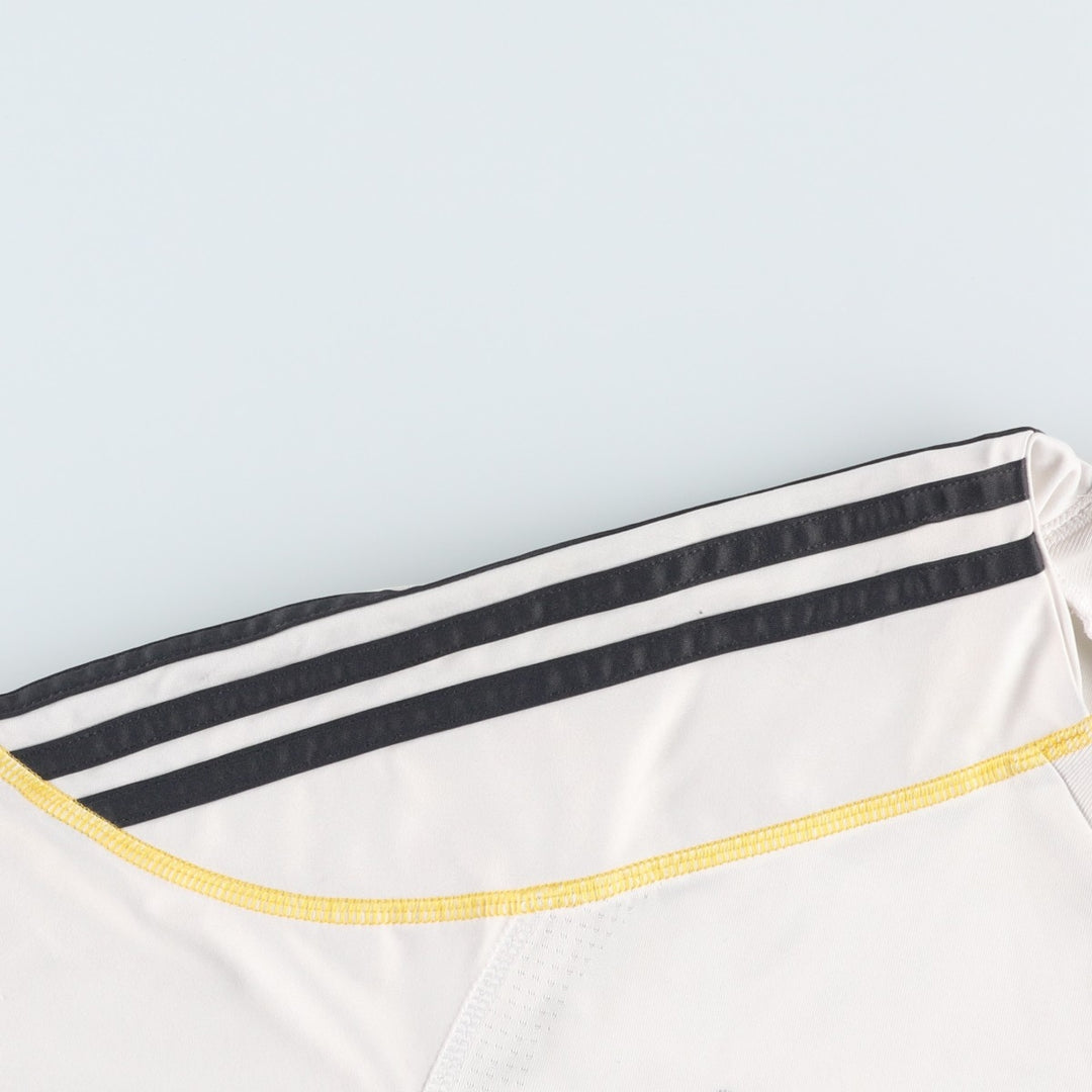 00'S Adidas LA LIGA REAL MADRID Soccer Jersey Game Shirt Men's L Size polyester white type Vintage Second Hand
