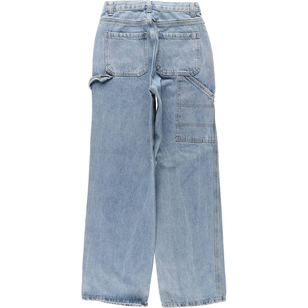 Simple Society Denim Painter Pants, Women's Size L (equivalent to W28) cotton blue type Vintage Second Hand