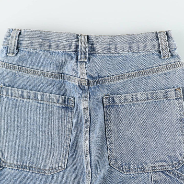 Simple Society Denim Painter Pants, Women's Size L (equivalent to W28) cotton blue type Vintage Second Hand