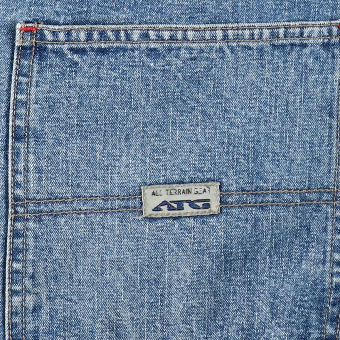 Wrangler ATG Denim Painter Pants, Women's Size L (equivalent to W30) cotton blue type Vintage Second Hand