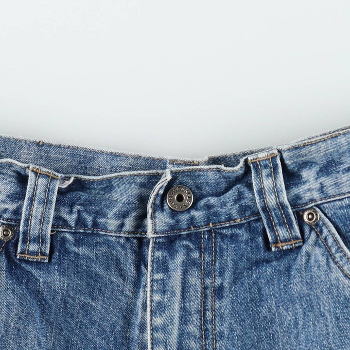 Wrangler ATG Denim Painter Pants, Women's Size L (equivalent to W30) cotton blue type Vintage Second Hand