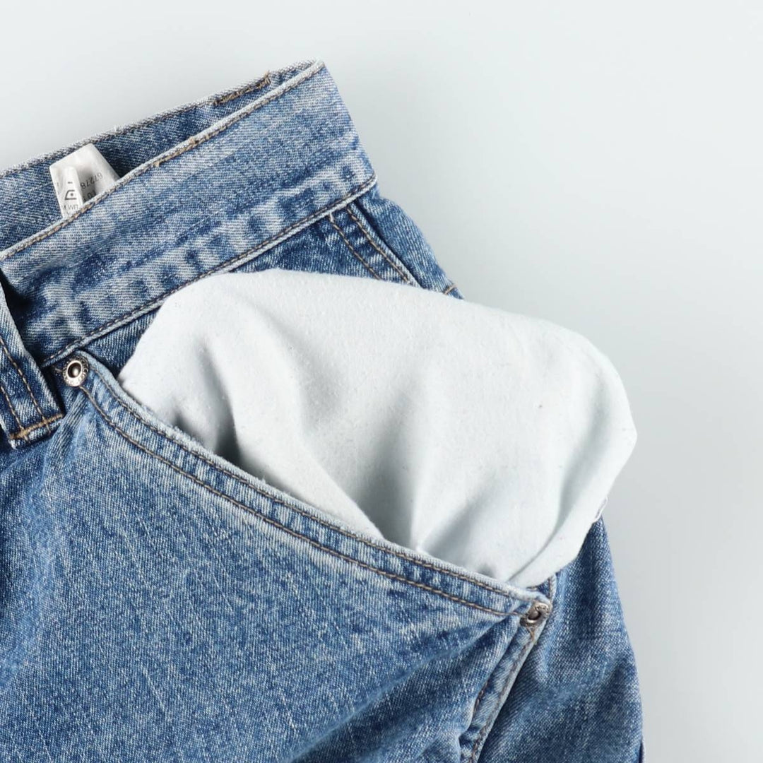 Wrangler ATG Denim Painter Pants, Women's Size L (equivalent to W30) cotton blue type Vintage Second Hand