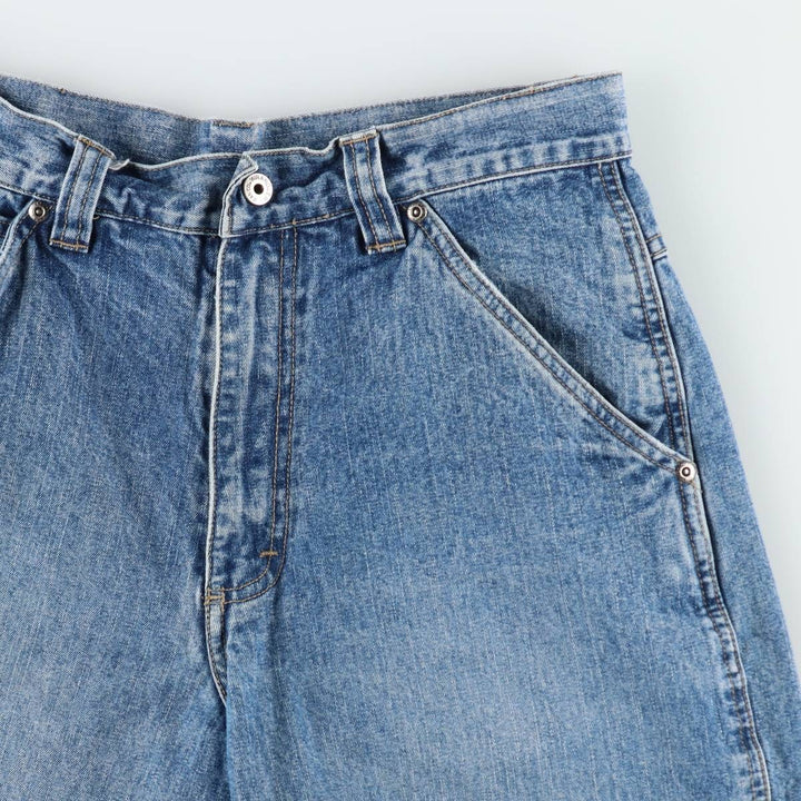 Wrangler ATG Denim Painter Pants, Women's Size L (equivalent to W30) cotton blue type Vintage Second Hand