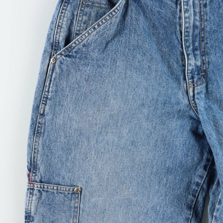 Wrangler ATG Denim Painter Pants, Women's Size L (equivalent to W30) cotton blue type Vintage Second Hand