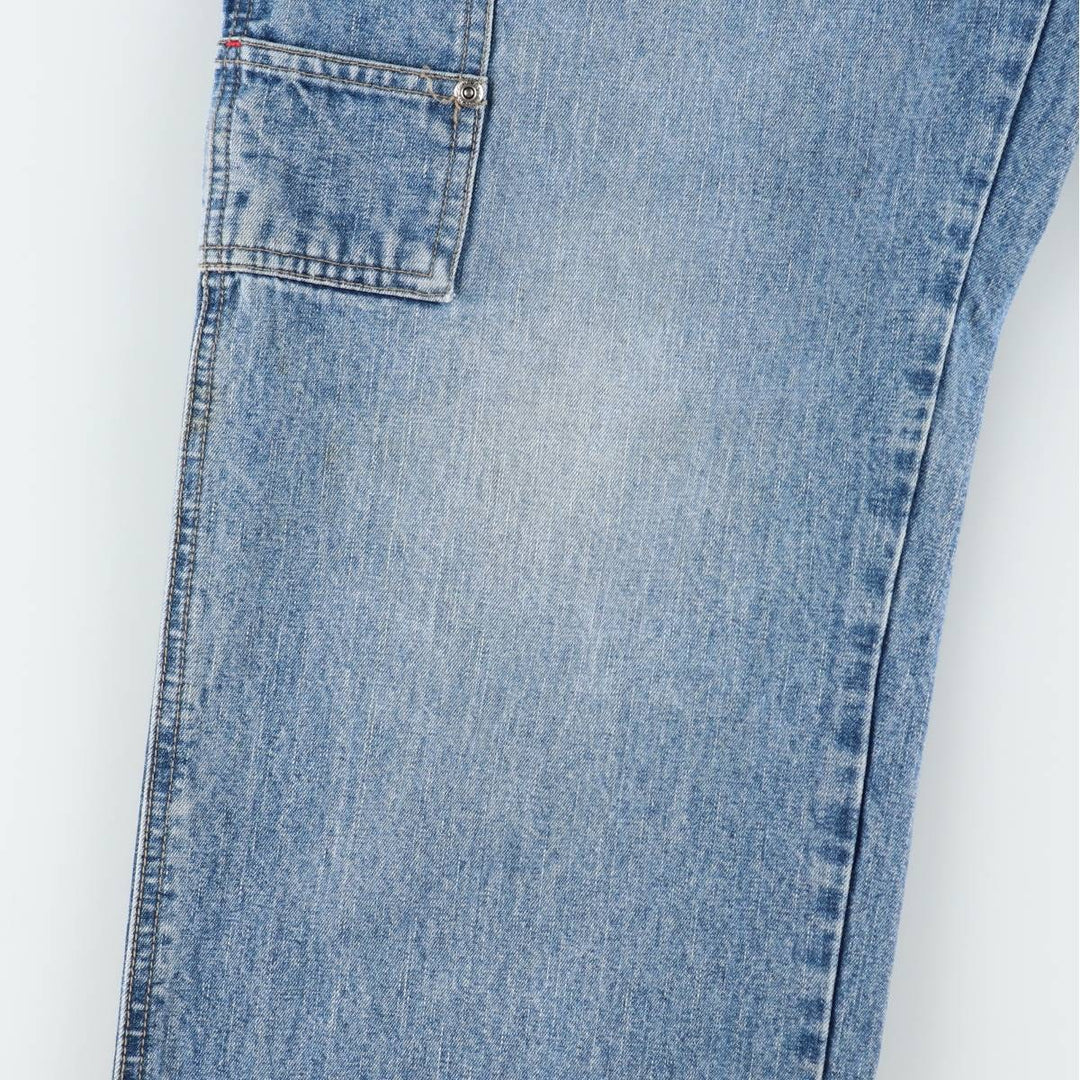 Wrangler ATG Denim Painter Pants, Women's Size L (equivalent to W30) cotton blue type Vintage Second Hand