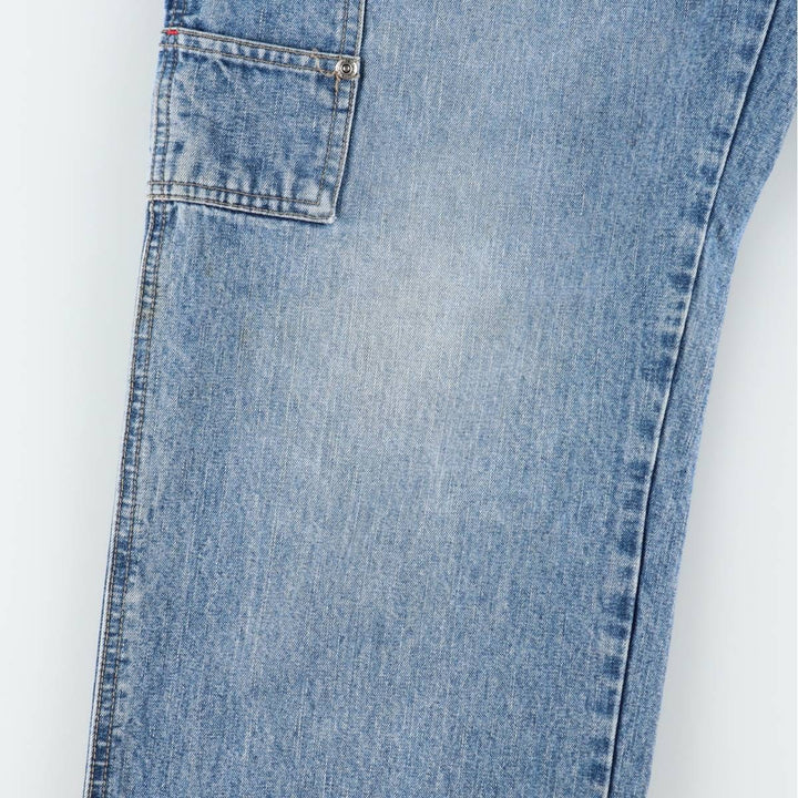 Wrangler ATG Denim Painter Pants, Women's Size L (equivalent to W30) cotton blue type Vintage Second Hand