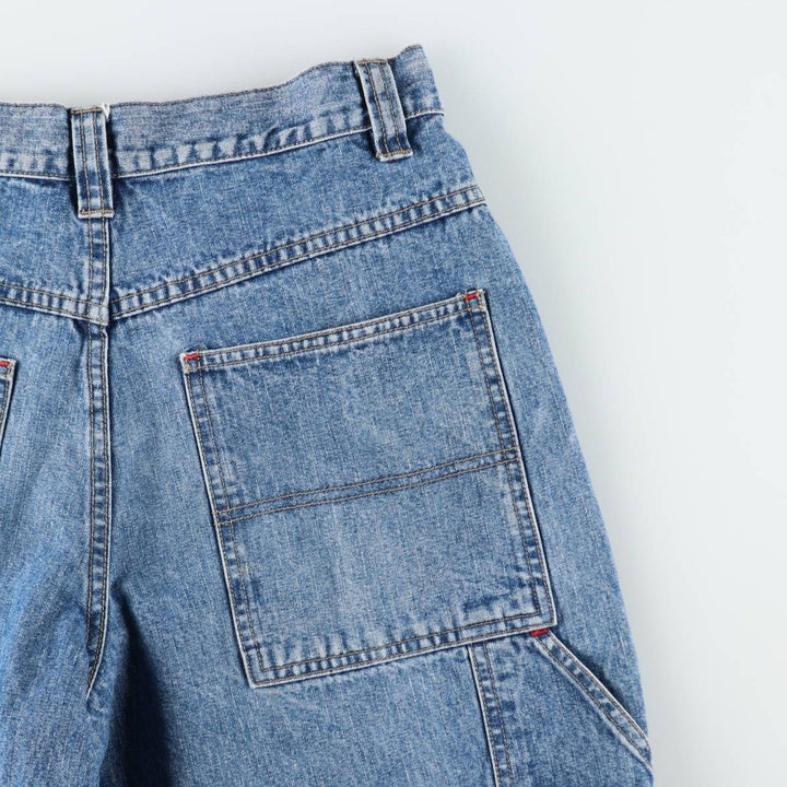 Wrangler ATG Denim Painter Pants, Women's Size L (equivalent to W30) cotton blue type Vintage Second Hand
