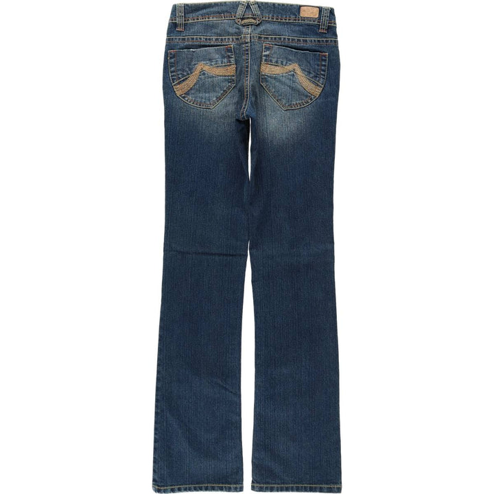 UNIONBAY Flare Cut Denim Pants, Women's Size L (equivalent to W29) cotton blue type Vintage Second Hand