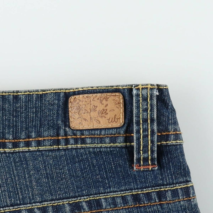 UNIONBAY Flare Cut Denim Pants, Women's Size L (equivalent to W29) cotton blue type Vintage Second Hand