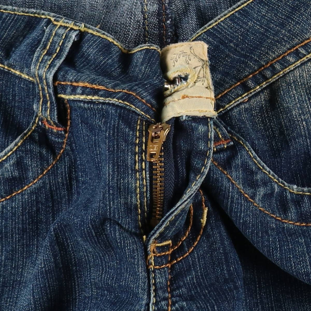 UNIONBAY Flare Cut Denim Pants, Women's Size L (equivalent to W29) cotton blue type Vintage Second Hand
