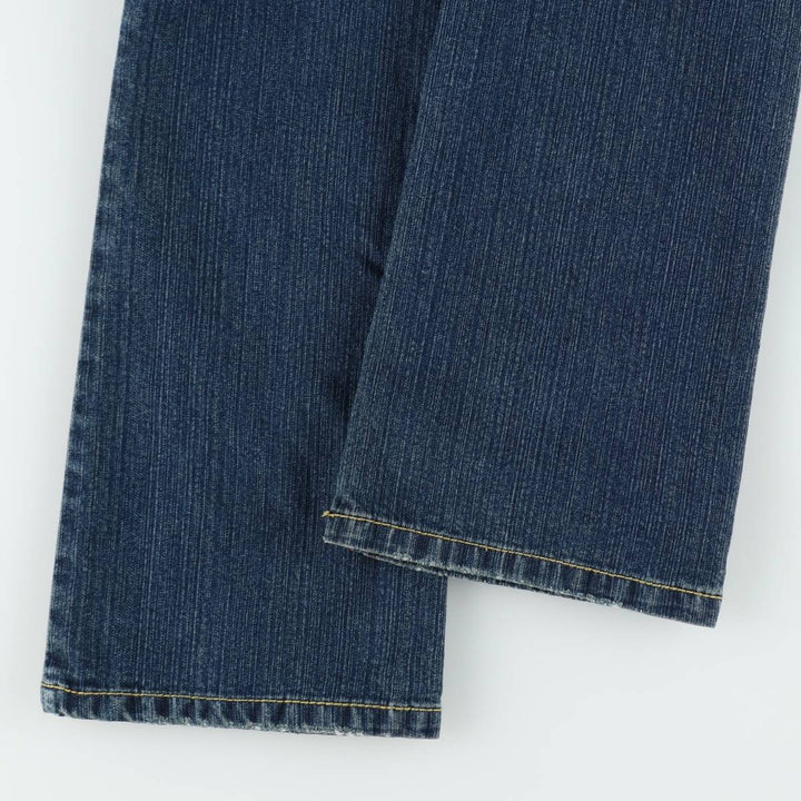 UNIONBAY Flare Cut Denim Pants, Women's Size L (equivalent to W29) cotton blue type Vintage Second Hand