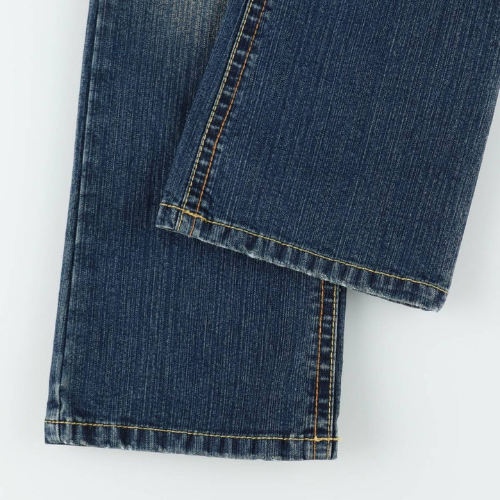 UNIONBAY Flare Cut Denim Pants, Women's Size L (equivalent to W29) cotton blue type Vintage Second Hand