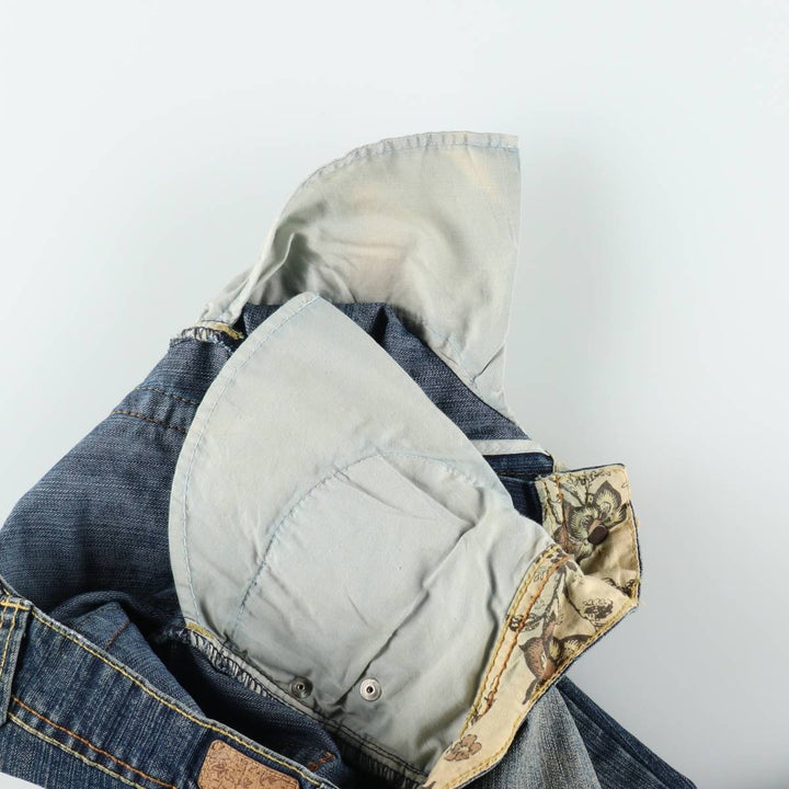UNIONBAY Flare Cut Denim Pants, Women's Size L (equivalent to W29) cotton blue type Vintage Second Hand