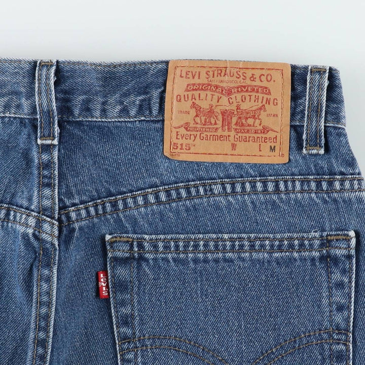 2000'S Levi's 515 Bootcut Loose Fit Bootcut Denim Pants, Made in USA, Women's XL (equivalent to W31) cotton blue type Vintage Second Hand