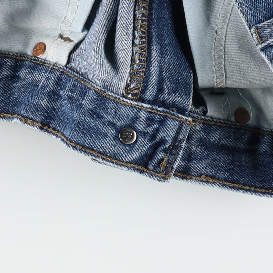 2000'S Levi's 515 Bootcut Loose Fit Bootcut Denim Pants, Made in USA, Women's XL (equivalent to W31) cotton blue type Vintage Second Hand