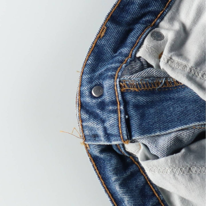 ~90'S Levi's 20517-0217 Orange Tab Bootcut Denim Pants, Made in USA, Women's Size L (equivalent to W30), Vintage unclear blue type Vintage Second Hand