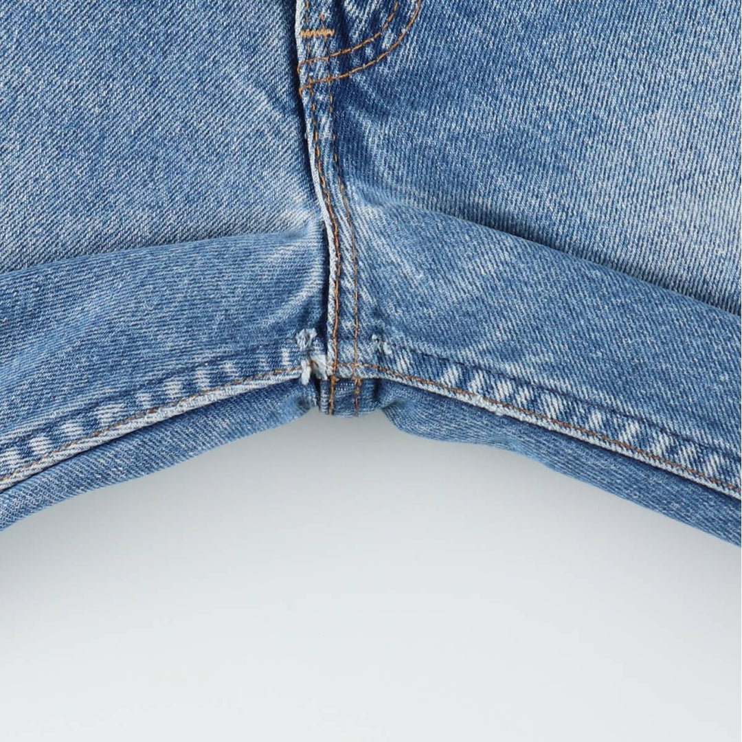 ~90'S Levi's 20517-0217 Orange Tab Bootcut Denim Pants, Made in USA, Women's Size L (equivalent to W30), Vintage unclear blue type Vintage Second Hand