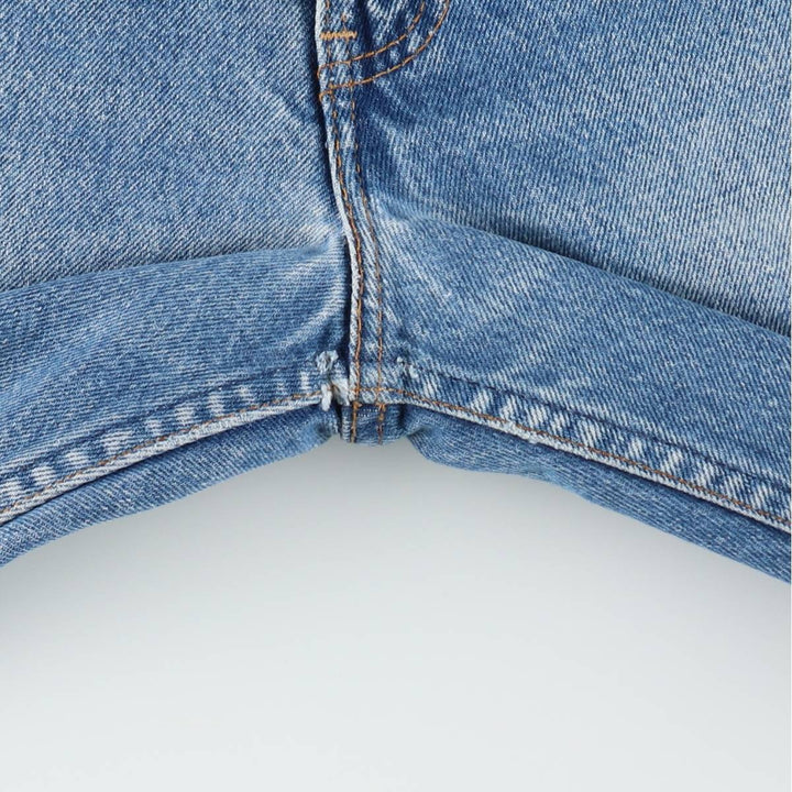 ~90'S Levi's 20517-0217 Orange Tab Bootcut Denim Pants, Made in USA, Women's Size L (equivalent to W30), Vintage unclear blue type Vintage Second Hand
