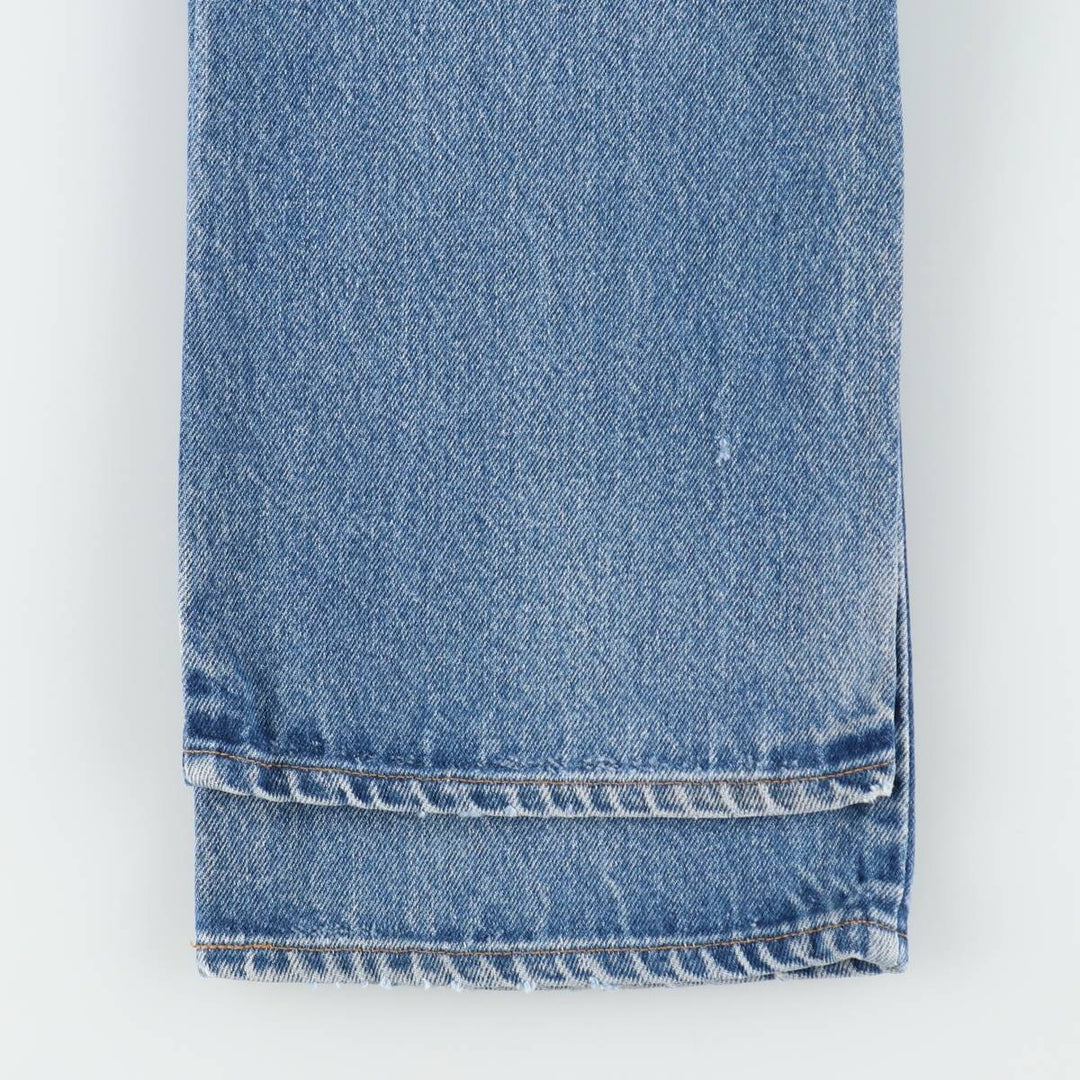 ~90'S Levi's 20517-0217 Orange Tab Bootcut Denim Pants, Made in USA, Women's Size L (equivalent to W30), Vintage unclear blue type Vintage Second Hand