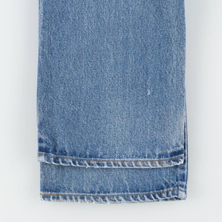 ~90'S Levi's 20517-0217 Orange Tab Bootcut Denim Pants, Made in USA, Women's Size L (equivalent to W30), Vintage unclear blue type Vintage Second Hand