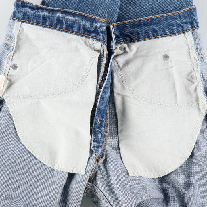 ~90'S Levi's 20517-0217 Orange Tab Bootcut Denim Pants, Made in USA, Women's Size L (equivalent to W30), Vintage unclear blue type Vintage Second Hand