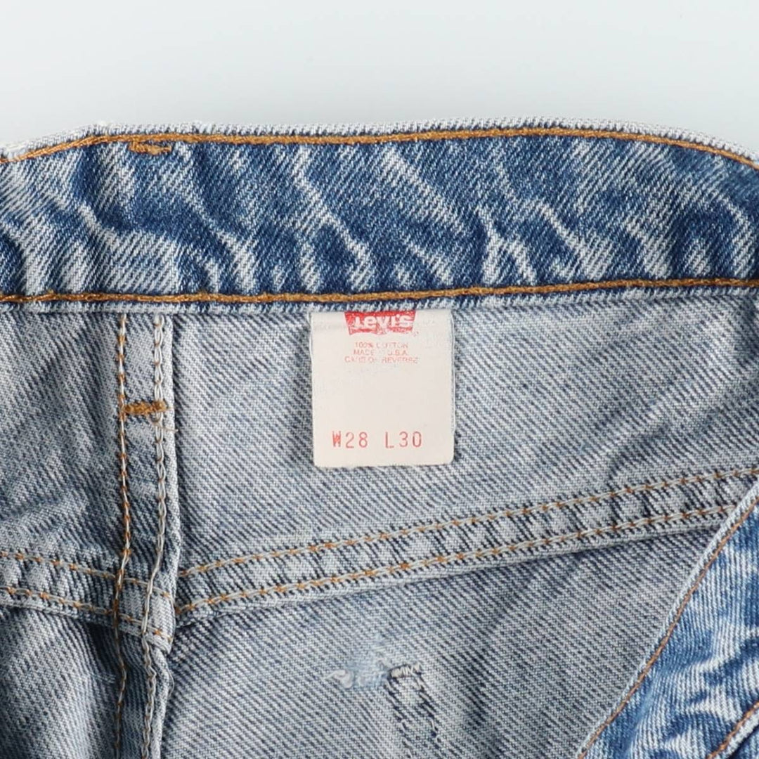 1990'S Levi's 20517-0217 Orange Tab Bootcut Denim Pants, Made in USA, Women's Size L (equivalent to W28), Vintage. cotton blue type Vintage Second Hand