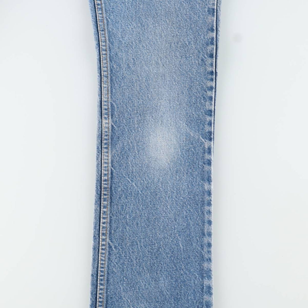 1990'S Levi's 20517-0217 Orange Tab Bootcut Denim Pants, Made in USA, Women's Size L (equivalent to W28), Vintage. cotton blue type Vintage Second Hand