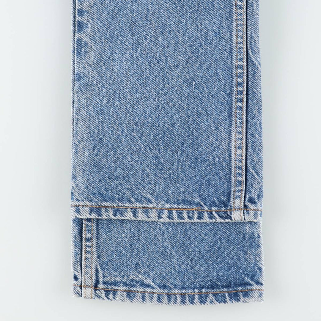 1990'S Levi's 20517-0217 Orange Tab Bootcut Denim Pants, Made in USA, Women's Size L (equivalent to W28), Vintage. cotton blue type Vintage Second Hand