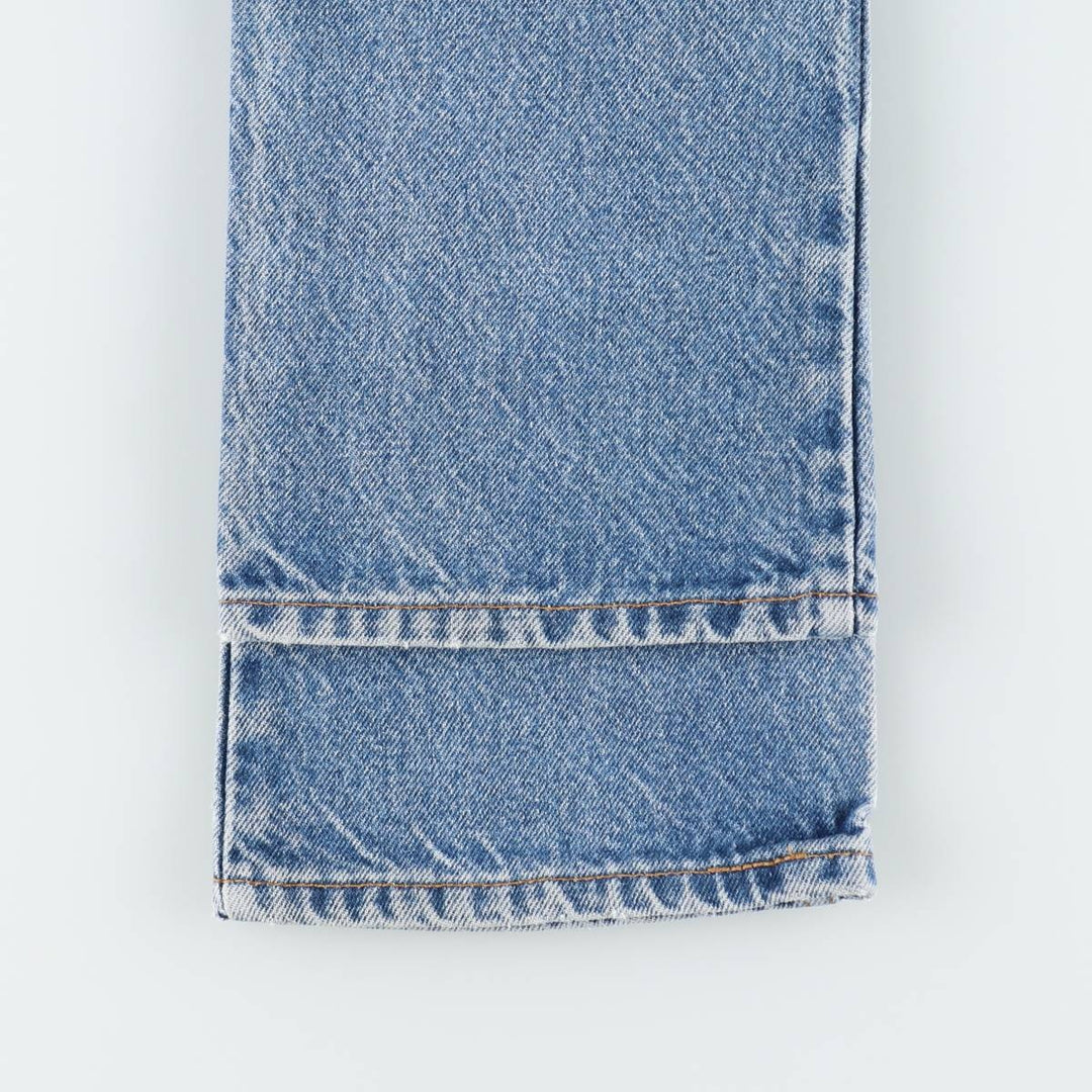 1990'S Levi's 20517-0217 Orange Tab Bootcut Denim Pants, Made in USA, Women's Size L (equivalent to W28), Vintage. cotton blue type Vintage Second Hand