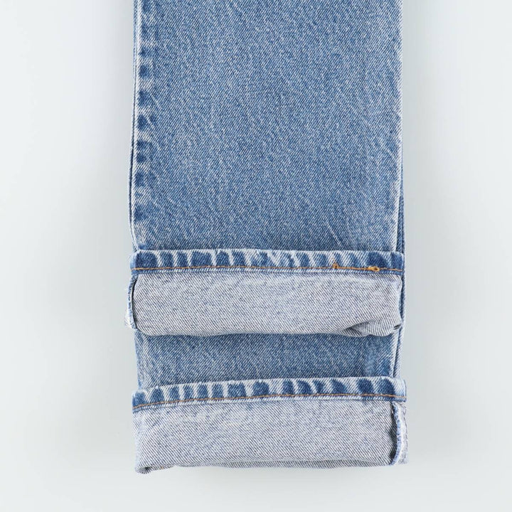 1990'S Levi's 20517-0217 Orange Tab Bootcut Denim Pants, Made in USA, Women's Size L (equivalent to W28), Vintage. cotton blue type Vintage Second Hand