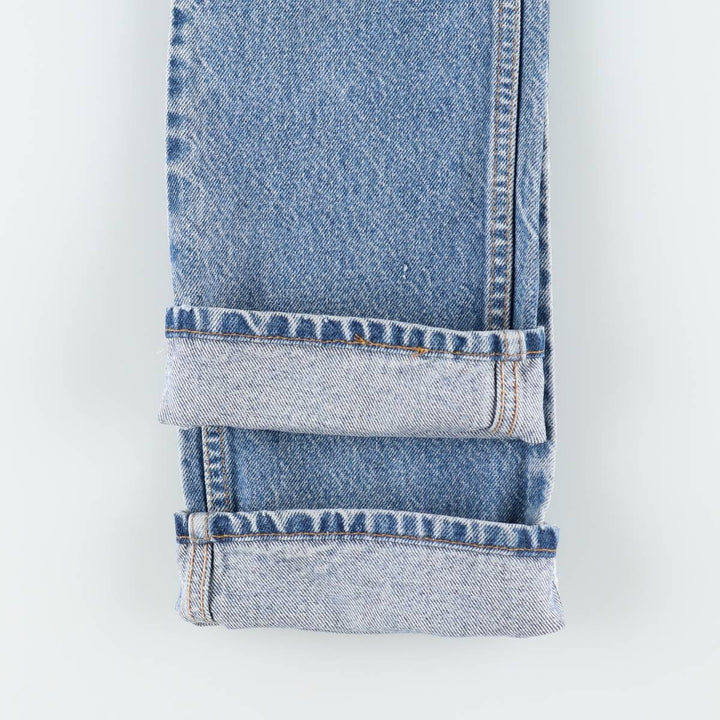 1990'S Levi's 20517-0217 Orange Tab Bootcut Denim Pants, Made in USA, Women's Size L (equivalent to W28), Vintage. cotton blue type Vintage Second Hand
