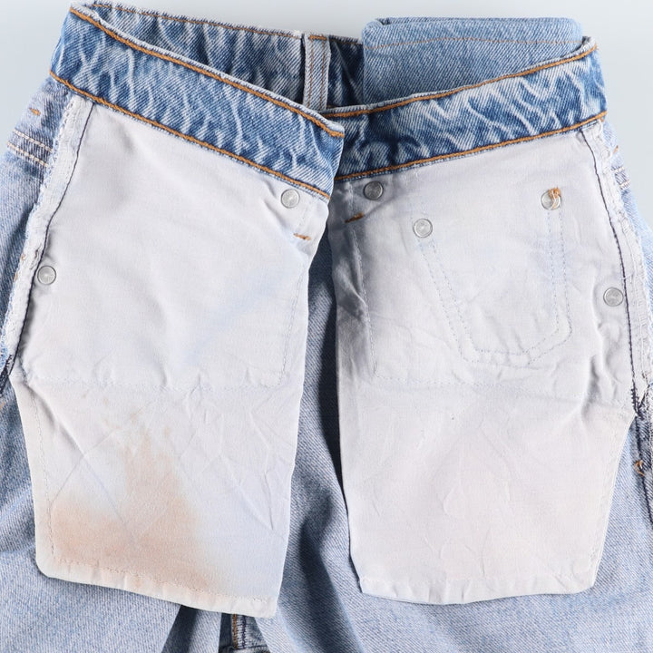 90'S Levi's Silver Tab Loose Tapered Denim Pants, Made in USA, Women's Size L (W28 equivalent), Vintage cotton blue type Vintage Second Hand