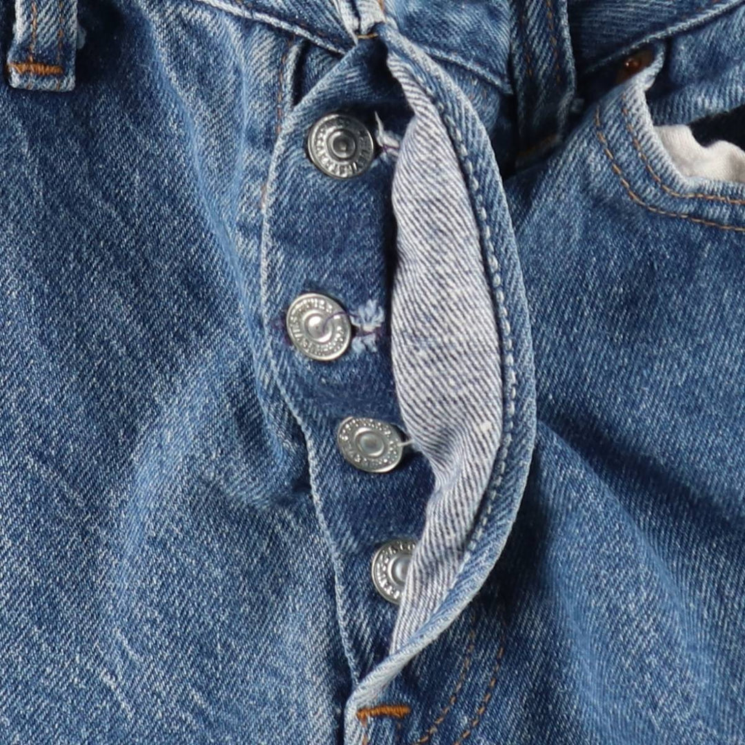 1980'S Levi's 26501-0118 Straight Denim Pants, Women's Size M (W26 equivalent), Vintage unclear blue type Vintage Second Hand