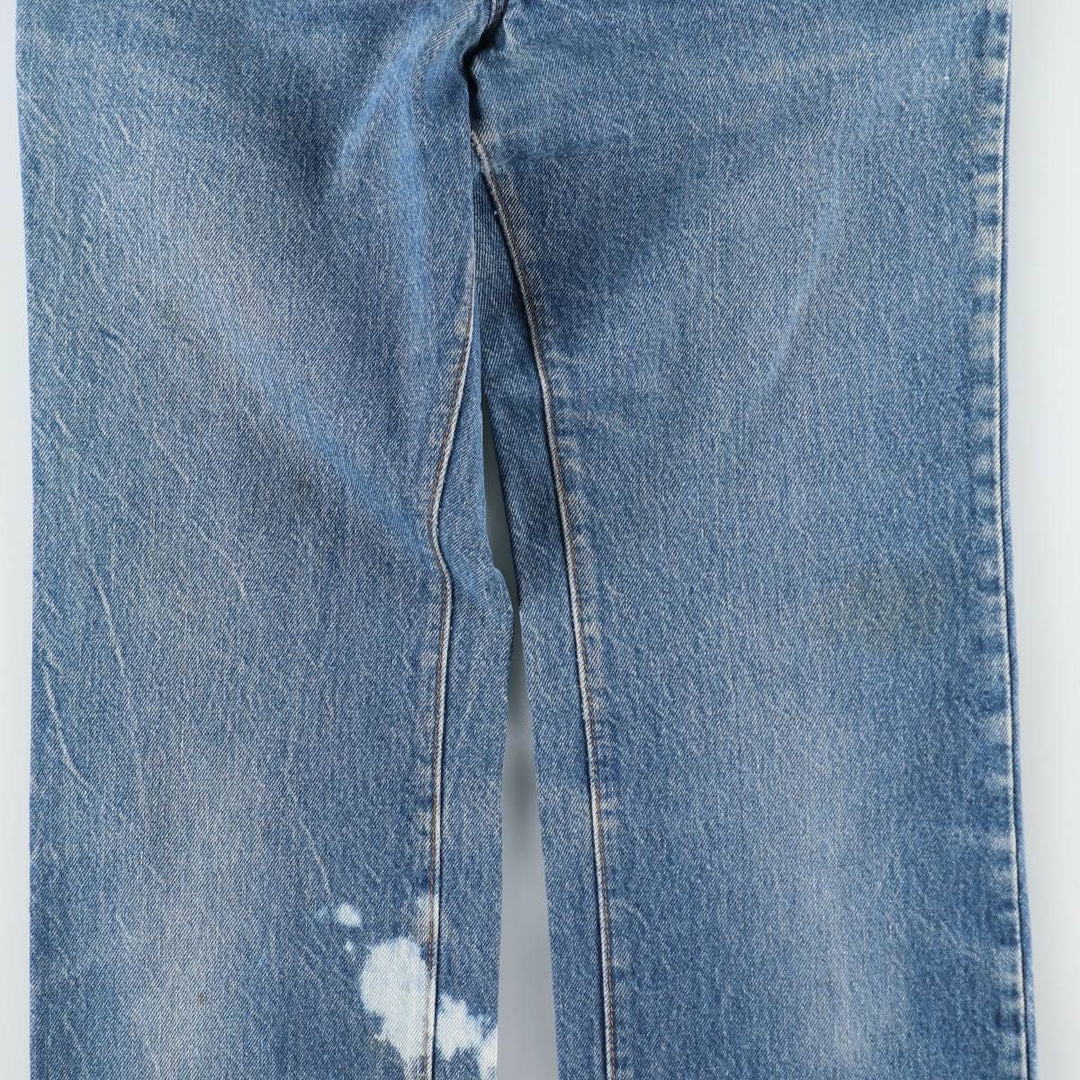 1980'S Levi's 26501-0118 Straight Denim Pants, Women's Size M (W26 equivalent), Vintage unclear blue type Vintage Second Hand