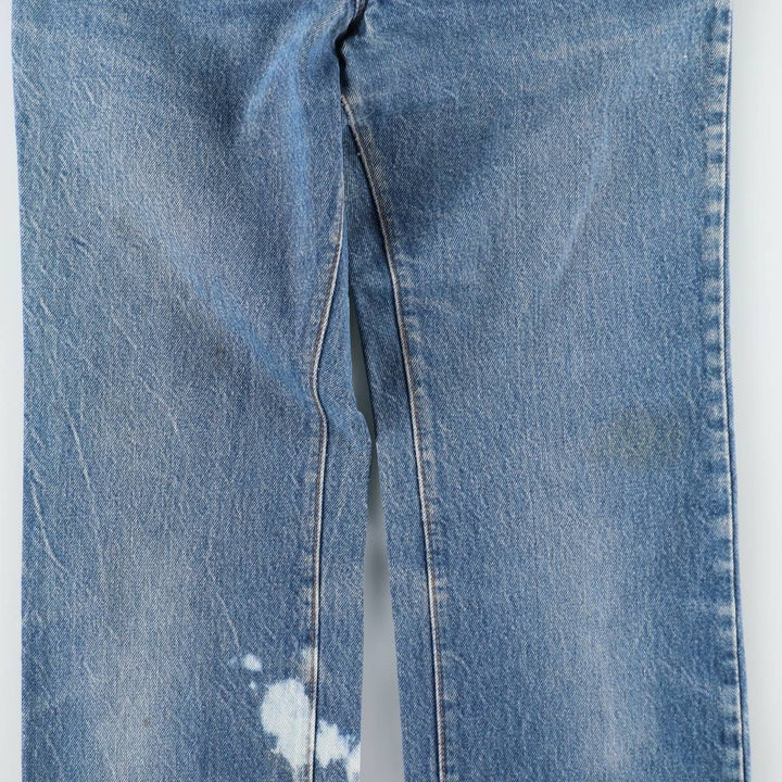 1980'S Levi's 26501-0118 Straight Denim Pants, Women's Size M (W26 equivalent), Vintage unclear blue type Vintage Second Hand