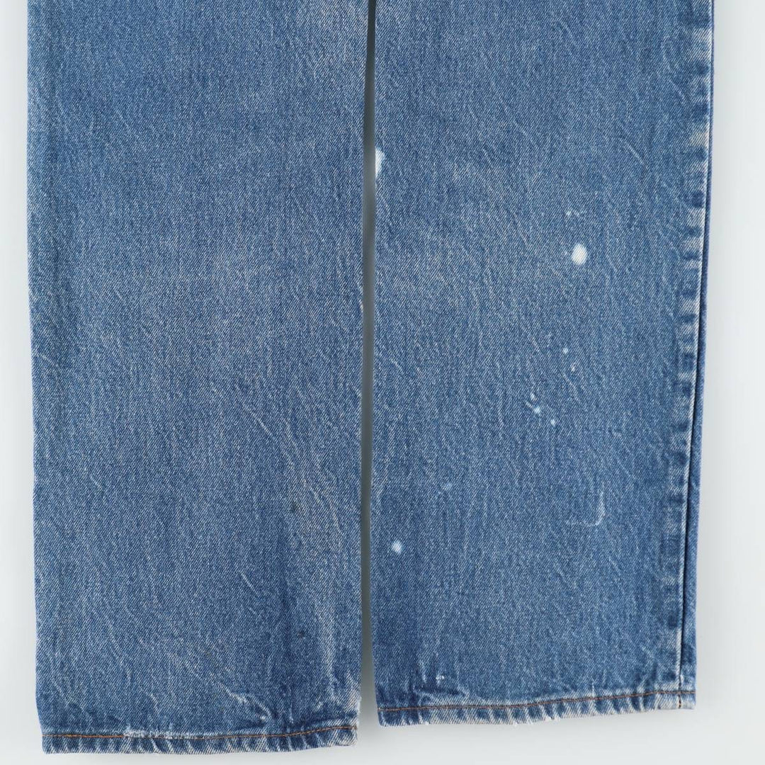 1980'S Levi's 26501-0118 Straight Denim Pants, Women's Size M (W26 equivalent), Vintage unclear blue type Vintage Second Hand
