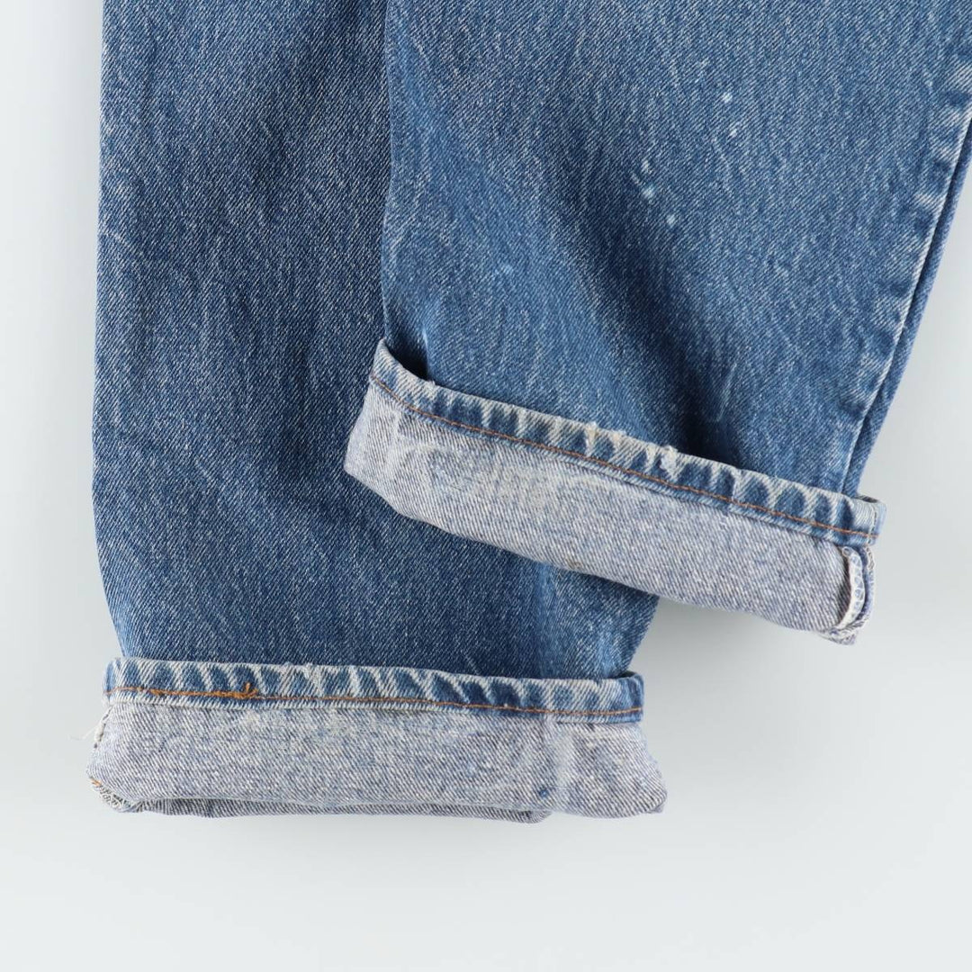1980'S Levi's 26501-0118 Straight Denim Pants, Women's Size M (W26 equivalent), Vintage unclear blue type Vintage Second Hand