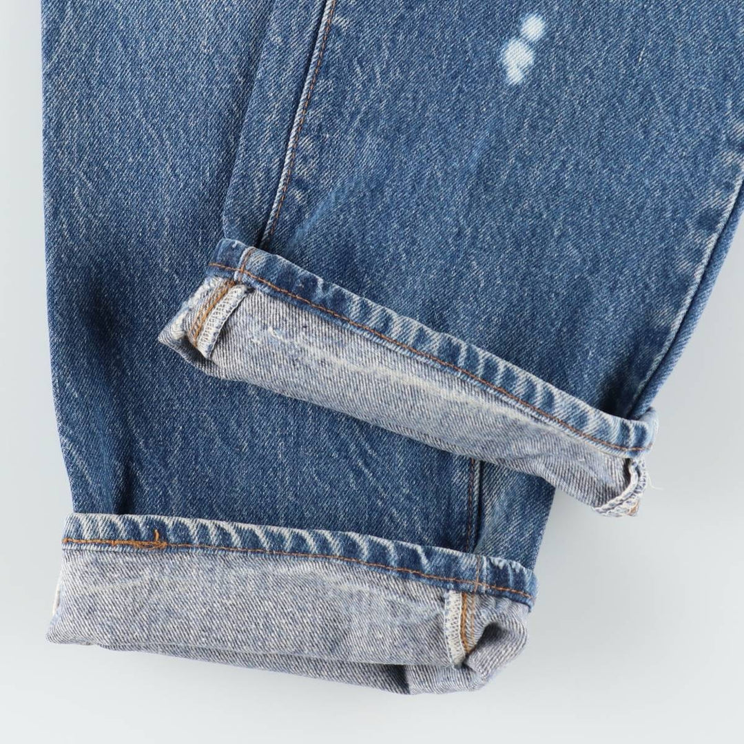 1980'S Levi's 26501-0118 Straight Denim Pants, Women's Size M (W26 equivalent), Vintage unclear blue type Vintage Second Hand