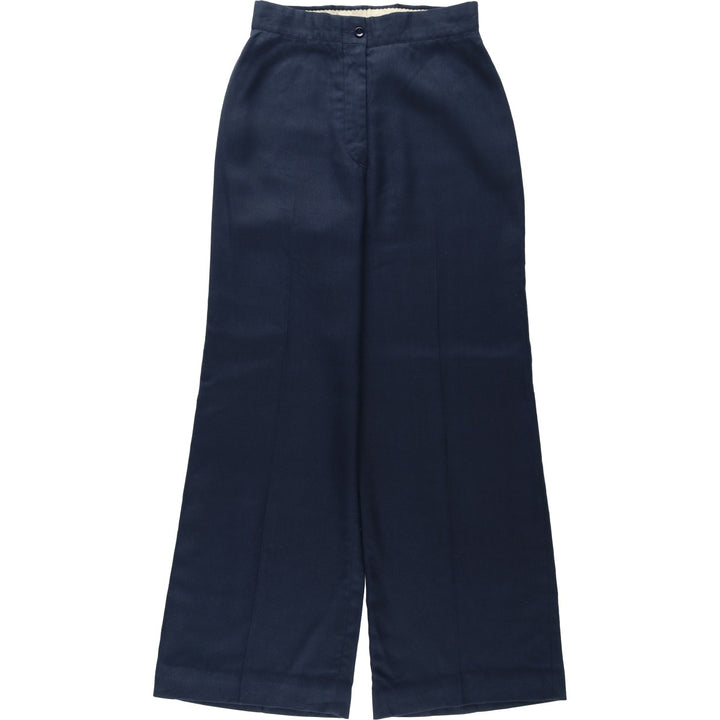 JCPenney women's flared slacks, size L (equivalent to W27), vintage. unclear navy blue type Vintage Second Hand