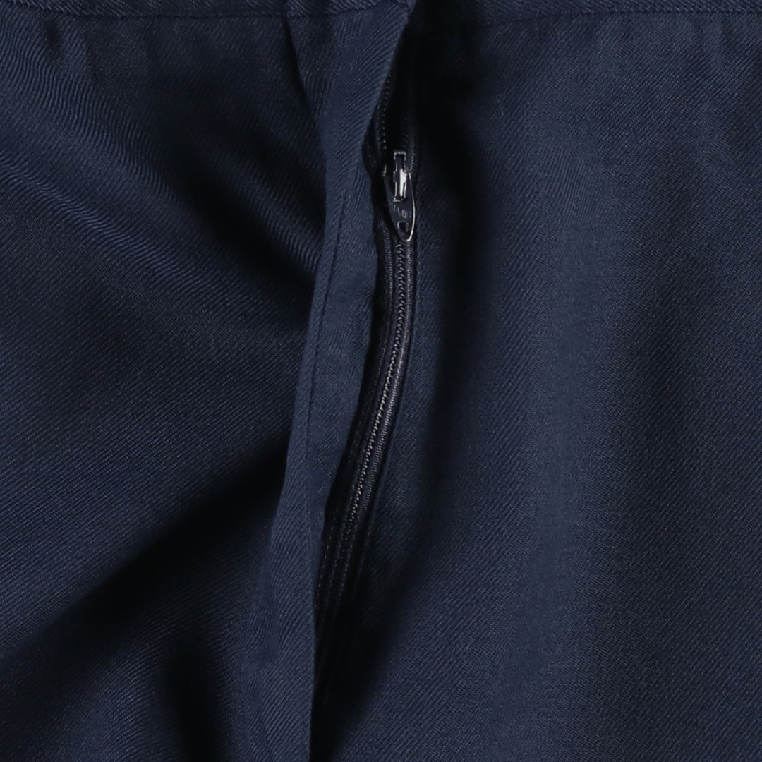 JCPenney women's flared slacks, size L (equivalent to W27), vintage. unclear navy blue type Vintage Second Hand