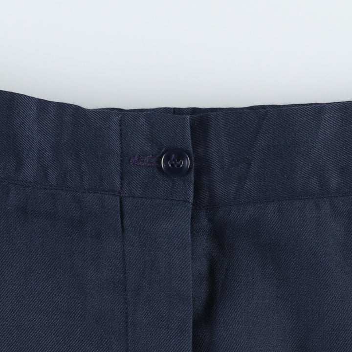 JCPenney women's flared slacks, size L (equivalent to W27), vintage. unclear navy blue type Vintage Second Hand