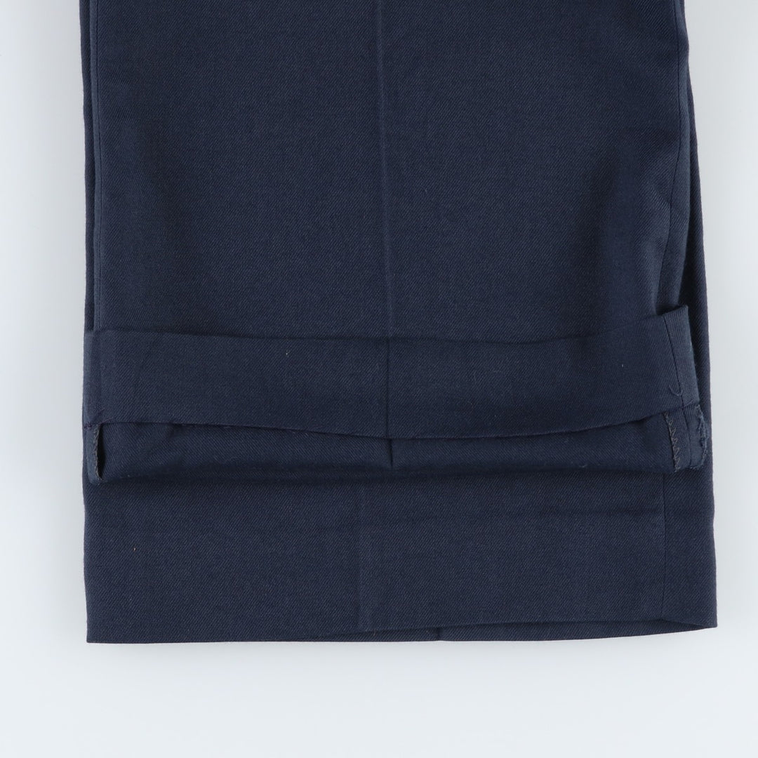 JCPenney women's flared slacks, size L (equivalent to W27), vintage. unclear navy blue type Vintage Second Hand